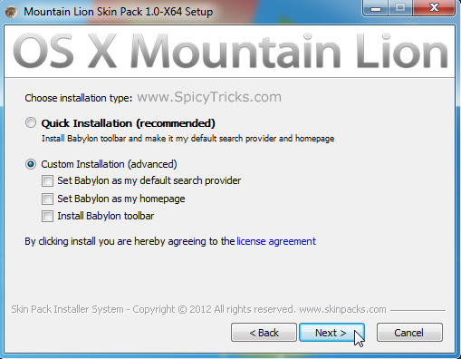 os x mountain lion transformation pack for windows 10 download free